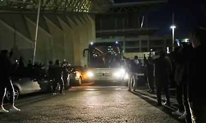 Η αναχώρηση του Παναθηναϊκού για το ΣΕΦ (pics)