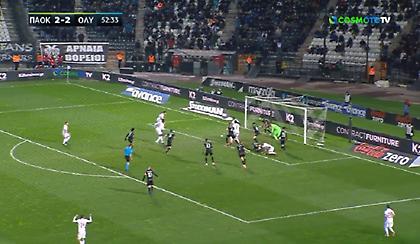 Δεν μέτρησε γκολ του Ολυμπιακού για οφσάιντ (video)