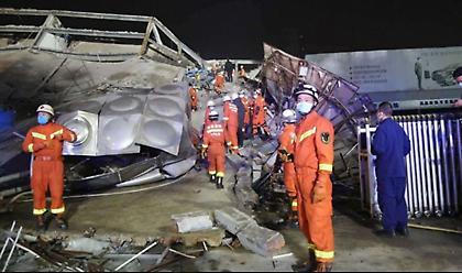 Κορωνοϊός - Κίνα: Τουλάχιστον 4 νεκροί από την κατάρρευση του ξενοδοχείου - χώρου καραντίνας του ιού