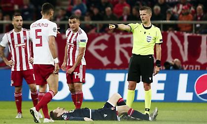 Γάλλος διαιτητής άφησε τον Ολυμπιακό εκτός Τσάμπιονς Λιγκ, Γάλλος τον παίζει κι απόψε...