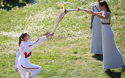 Ξεκίνησε το ταξίδι της Ολυμπιακής Φλόγας (video)