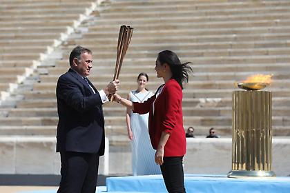 Καπράλος: «Ας ευχηθούμε ότι η Ολυμπιακή Φλόγα θα σβήσει τον ιό και θα τον νικήσει»