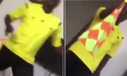 Βοηθός διαιτητή υποδεικνύει… οφσάιντ από το σπίτι του (video)