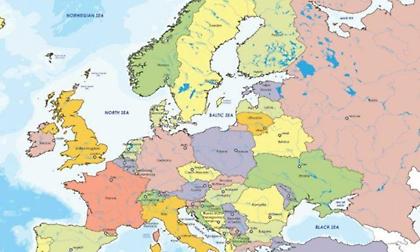 10/10 αδύνατο: Μπορείς σε 3' να βρεις την πρωτεύουσα 10 χωρών της Ευρώπης;