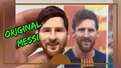 Απίθανο γλυπτό Μέσι (video)