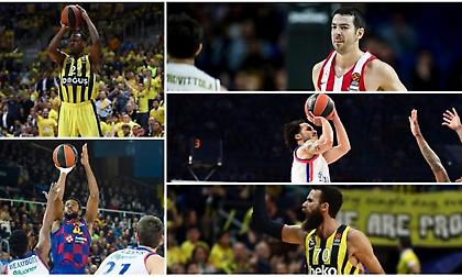 Ευρωλίγκα: Το Top 10 όλων των χρόνων με το καλύτερο ποσοστό στα τρίποντα!