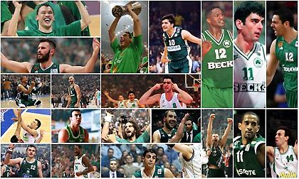 Παναθηναϊκός: Επιλέξτε την κορυφαία πεντάδα όλων των εποχών στην Ευρωλίγκα!