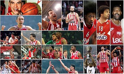 Ολυμπιακός: Επιλέξτε την κορυφαία πεντάδα όλων των εποχών στην Ευρωλίγκα!