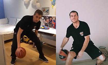 Εurohoops Academy: Οι Διαμαντίδης και Σταμάτης σου δείχνουν πως να προπονείσαι στο σπίτι