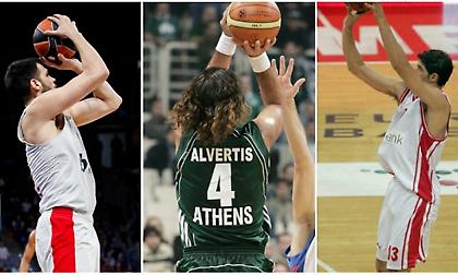 Ευρωλίγκα: Οι καλύτερες επιδόσεις Ελλήνων από το τρίποντο σε μία σεζόν