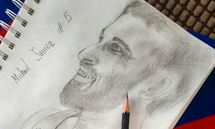 ΤΣΣΚΑ Μόσχας: Το σκίτσο αφιερωμένο στον Μάικ Τζέιμς! (photo)