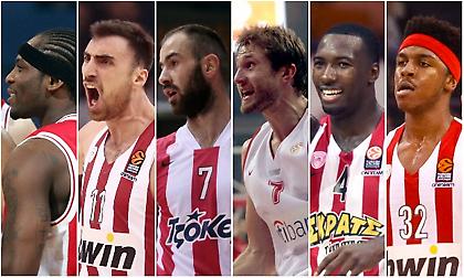 Ολυμπιακός: Τα «ερυθρόλευκα» ατομικά ρεκόρ στην Ευρωλίγκα (videos)