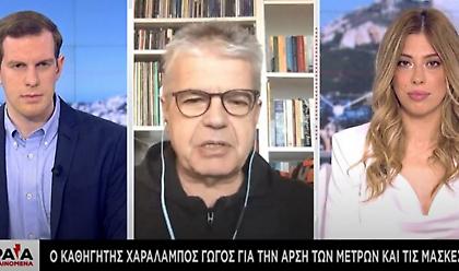 Γώγος στον ΣΚΑΪ: Ισχυρή σύσταση η χρήση μάσκας στα πανεπιστήμια