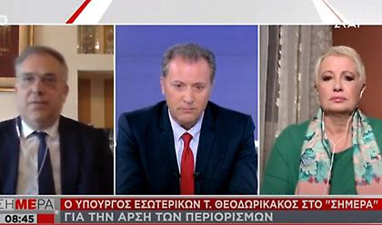 Θεοδωρικάκος στον ΣΚΑΪ για δημόσιο: Δεν υπάρχει σχέδιο για μείωση υπαλλήλων ή μισθών