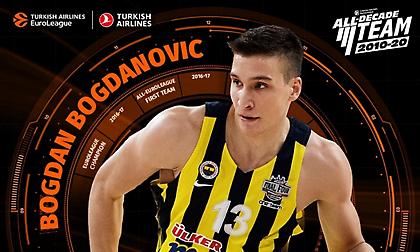 Στην κορυφαία ομάδα της δεκαετίας της Ευρωλίγκας ο Μπογκντάνοβιτς