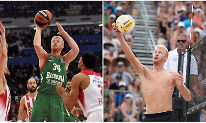 Τσέις Μπάντινγκερ: Παράτησε το μπάσκετ και διαπρέπει στο… μπιτς βόλεϊ! (videos)