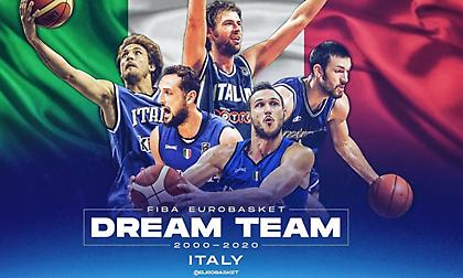 H FIBA επέλεξε την καλύτερη πεντάδα της Ιταλίας στα Ευρωμπάσκετ