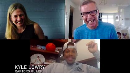 Η έκπληξη του Λάουρι σε γιατρό-οπαδό των Ράπτορς (video)