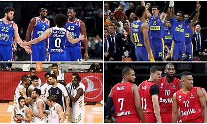 Ευρωλίγκα: Οι κορυφαίες ομαδικές επιδόσεις της φετινής σεζόν!