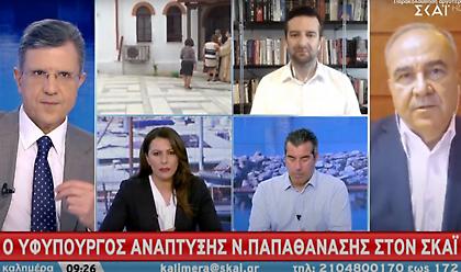 Παπαθανάσης στον ΣΚΑΪ: Τι θα γίνει με τα κέντρα δεξιώσεων