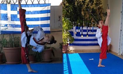 Δυο μικρές αθλήτριες κατακτούν την κορυφή