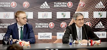 GM Ζαλγκίρις: «Έχουμε εμπιστοσύνη στην ηγεσία της Ευρωλίγκας»