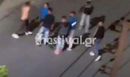 Άγριος ξυλοδαρμός 40χρονου στη Θεσσαλονίκη - Βίντεο ντοκουμέντο