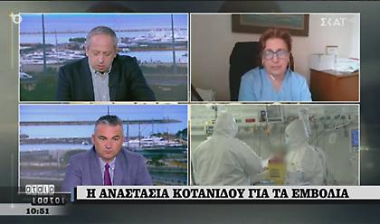 Κοτανίδου σε ΣΚΑΪ: Το BCG δεν θωρακίζει - Δεν υπάρχει εμβόλιο κατά του κορωνοϊού σε Ελλάδα