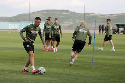 Χωρίς τέσσερις η προπόνηση στον Παναθηναϊκό