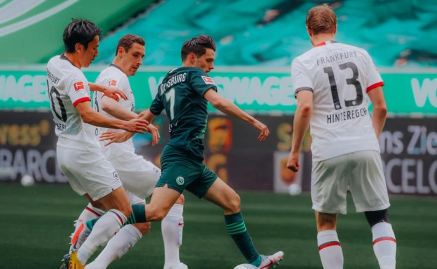Live: Βόλφσμπουργκ-Άιντραχτ Φρανκφούρτης 1-2
