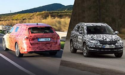 H τέχνη του καμουφλάζ στα πρωτότυπα δοκιμών της Skoda