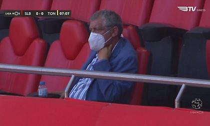 Μόνο ο Σάντος στις εξέδρες του Μπενφίκα-Τοντέλα (video)