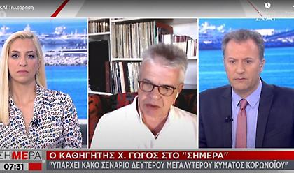 Γώγος στον ΣΚΑΪ: Αυτά είναι τα τρία σενάρια για την εξέλιξη του κορωνοϊού