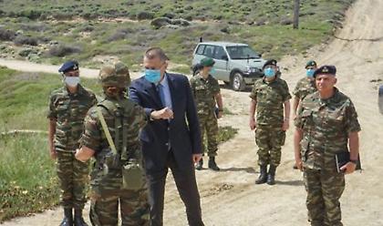 Επίσκεψη Στεφανή σε φυλάκια στον Έβρο - Επιθεώρησε τις διαδικασίες επιτήρησης των συνόρων