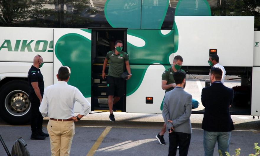 Η άφιξη του Παναθηναϊκού στο ΟΑΚΑ (pics/video)