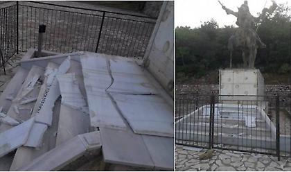Βανδάλισαν μνημείο του Κολοκοτρώνη στη Μεσσηνία