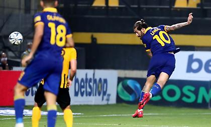 Απίστευτα πράγματα στο Άρης-ΑΕΚ: Έγινε 2-0 στο 93’ και ο Λιβάγια το πήγε παράταση στο 96’!