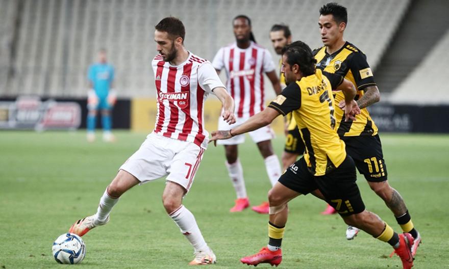 Live: ΑΕΚ-Ολυμπιακός 1-2