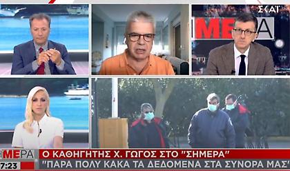 Γώγος στον ΣΚΑΪ: Αν αυξηθεί η επιδημιολογική καμπύλη να σκεφτούμε κλείσιμο χερσαίων συνόρων