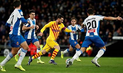 Live: Μπαρτσελόνα-Εσπανιόλ