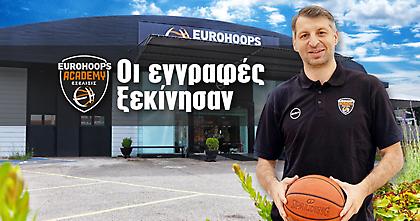 Εurohoops Academy: Ξεκίνησαν οι εγγραφές για τη σεζόν 2020-21!