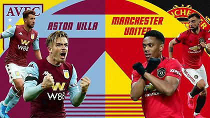 Live: Άστον Βίλα-Μάντσεστερ Γιουνάιτεντ