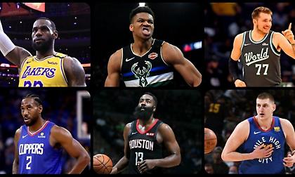 NBA: Οι 25 κορυφαίοι παίκτες που θα δώσουν την «μάχη» στο restart του Ορλάντο (videos & πίνακας)