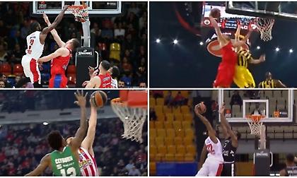 Ολυμπιακός: «Ερυθρόλευκο» θέαμα με 70 τρομερά καρφώματα (video)