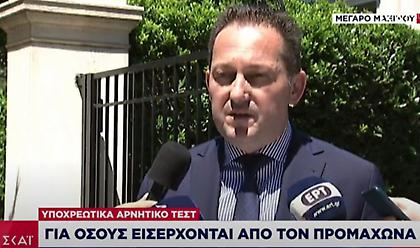 Πέτσας: Μόνο με αρνητικό τεστ η είσοδος στη χώρα - Τα νέα μέτρα