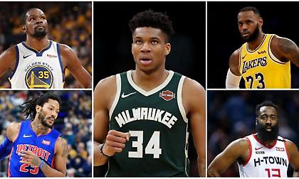 Από τον Γιάννη στον Ρόουζ: Οι 15 NBAers που έχουν το δικό τους παπούτσι!