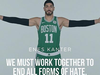 Καντέρ: «Να τελειώσουμε κάθε μορφή μίσους»