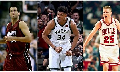 NBA: Με Κερ, Καπόνο και… Γιάννη οι παίκτες που έχουν εκτελέσει 1.000+ τρίποντα
