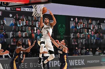 Βαριά φιλική ήττα παρά την 30αρα του Γιάννη για Μπακς (video)