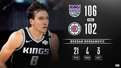Η μεγάλη εμφάνιση του Μπογκντάνοβιτς στη νίκη επί των Κλίπερς (video)